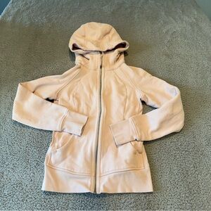Lululemon Scuba Hoodie *Light Cotton Fleece Feather Pink Size 4